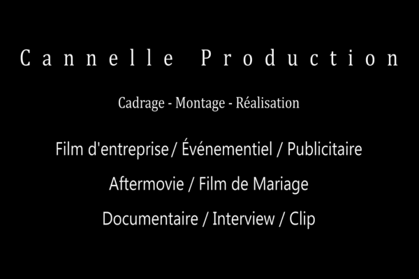 SHOWREEL Cannelle Production